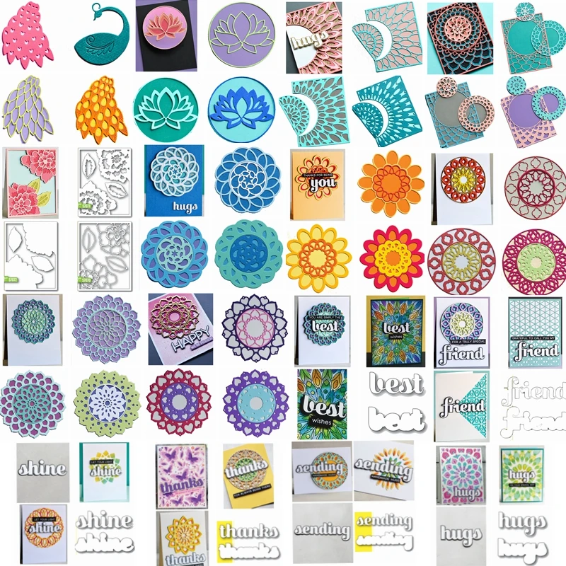 Best Friend Words Peacock Lotus Circle Metal Cutting Dies Scrapbook DIY Card Album Make Crafts Stencil New Dies 2020 09
Best Friend Words Peacock Lotus Circle Metal Cutting Dies Scrapbook DIY Card Album Make Crafts Stencil New Dies 2020 09