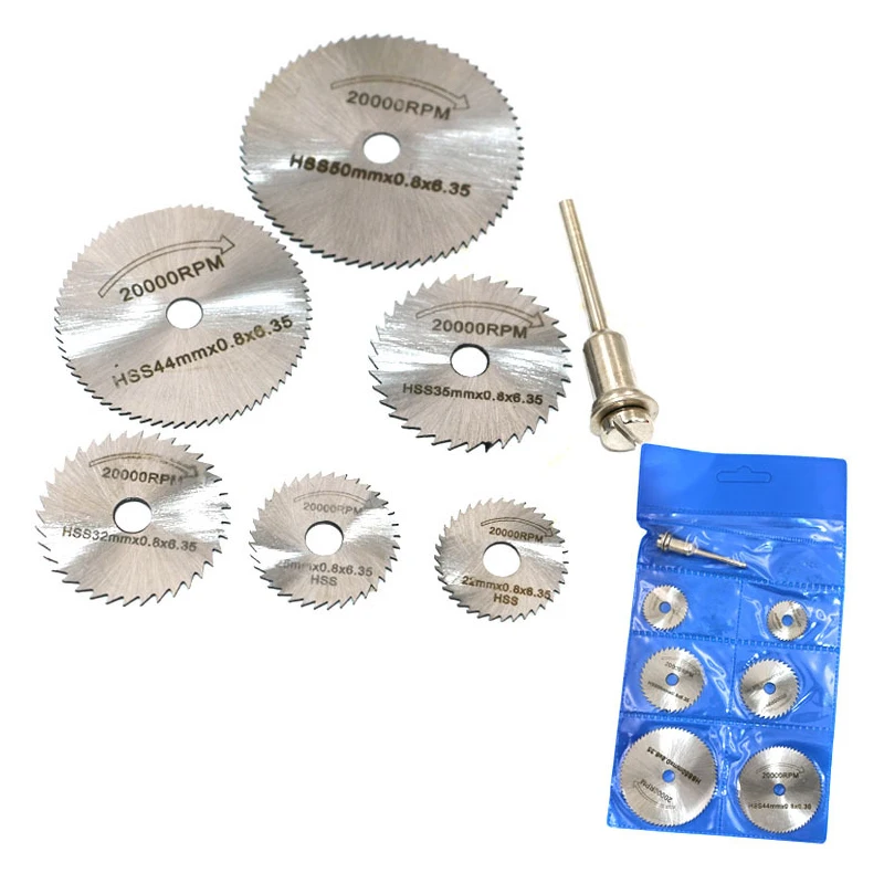 3.2mm Rod + 6pcs HSS Blades Discs Electric grinder accessories High Speed Steel Cutting Blade for Cutting Wood Plastic Copper
3.2mm Rod + 6pcs HSS Blades Discs Electric grinder accessories High Speed Steel Cutting Blade for Cutting Wood Plastic Copper