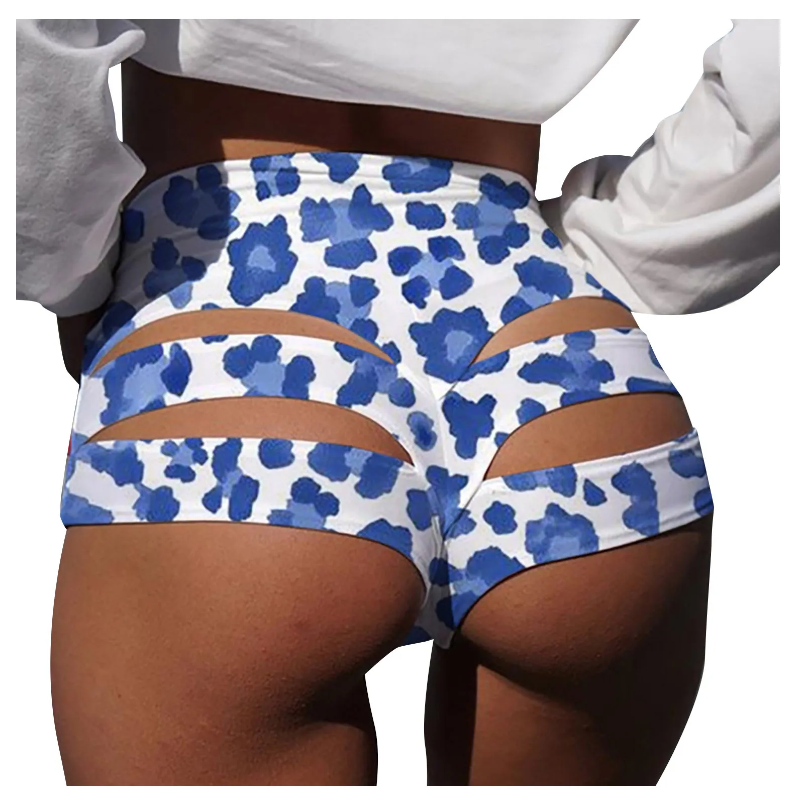 Shorts Out Sexy Cut Print Slim Flower Casual Fashion Women's Pants Sports Plus Size Pants
Shorts Out Sexy Cut Print Slim Flower Casual Fashion Women's Pants Sports Plus Size Pants