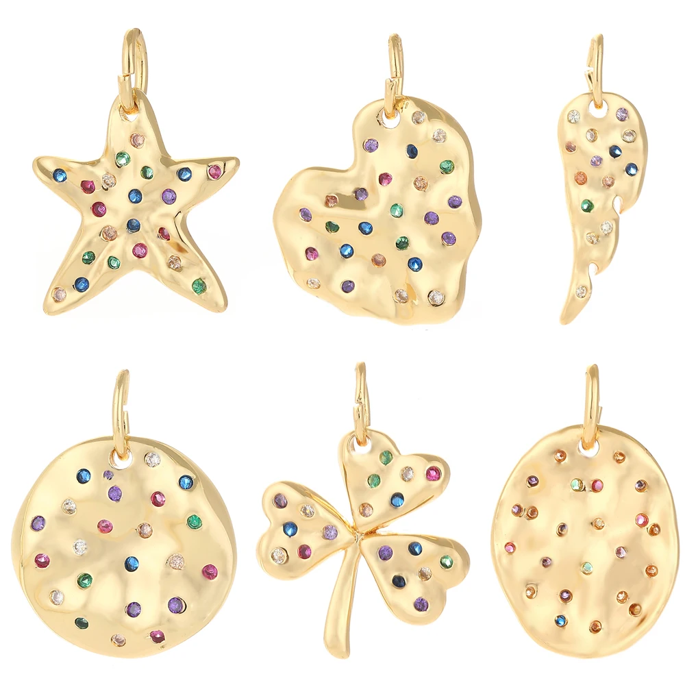 Geometric Charms for Jewelry Making Supplies Gold Star Charm Pendant Diy Design Charms for Earrings Necklace Bracelet Copper CZ
Geometric Charms for Jewelry Making Supplies Gold Star Charm Pendant Diy Design Charms for Earrings Necklace Bracelet Copper CZ