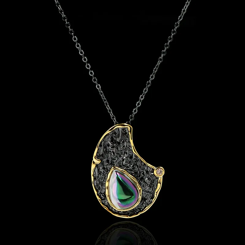 Design jewelry accessories Italian handmade Black gold necklace gilt temperament personality exaggerated pendant set wholesale
Design jewelry accessories Italian handmade Black gold necklace gilt temperament personality exaggerated pendant set wholesale