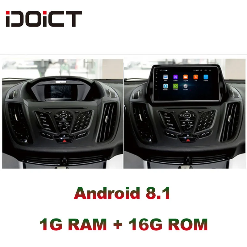 IDOICT Android 8.1 Car DVD Player GPS Navigation Multimedia For Ford kuga escape C-max 2013-2015 car stereo bluetooth wifi
IDOICT Android 8.1 Car DVD Player GPS Navigation Multimedia For Ford kuga escape C-max 2013-2015 car stereo bluetooth wifi