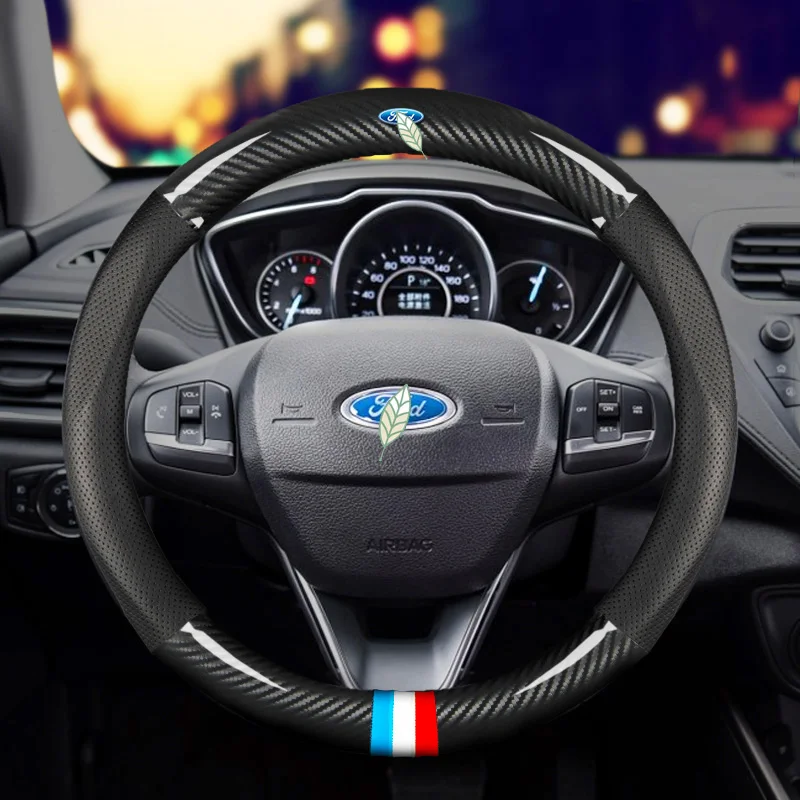Car steering wheel cover Nonslip For Ford C-MAX S-MAX Fusion Flex Taurus Kuga Focus Fiesta F-150 F-250 F-350 F-450 Escape Mondeo
Car steering wheel cover Nonslip For Ford C-MAX S-MAX Fusion Flex Taurus Kuga Focus Fiesta F-150 F-250 F-350 F-450 Escape Mondeo