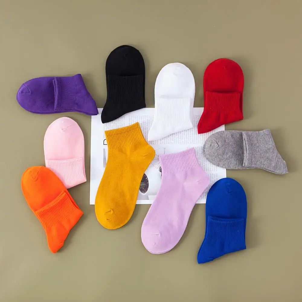 10 Pairs/Lot Casual Socks Women Running Ankle Outdoor Cotton Colorful Stripes Compression White Short Socks Girls 5 Colors
10 Pairs/Lot Casual Socks Women Running Ankle Outdoor Cotton Colorful Stripes Compression White Short Socks Girls 5 Colors