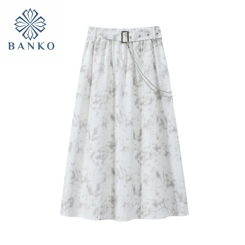 Harajuku Tie-Dye Print Skirt Women's Summer 2021 Korean Ins Fashion Retro High Waist A-Line Black Or White Midi Skirts Female
Harajuku Tie-Dye Print Skirt Women's Summer 2021 Korean Ins Fashion Retro High Waist A-Line Black Or White Midi Skirts Female