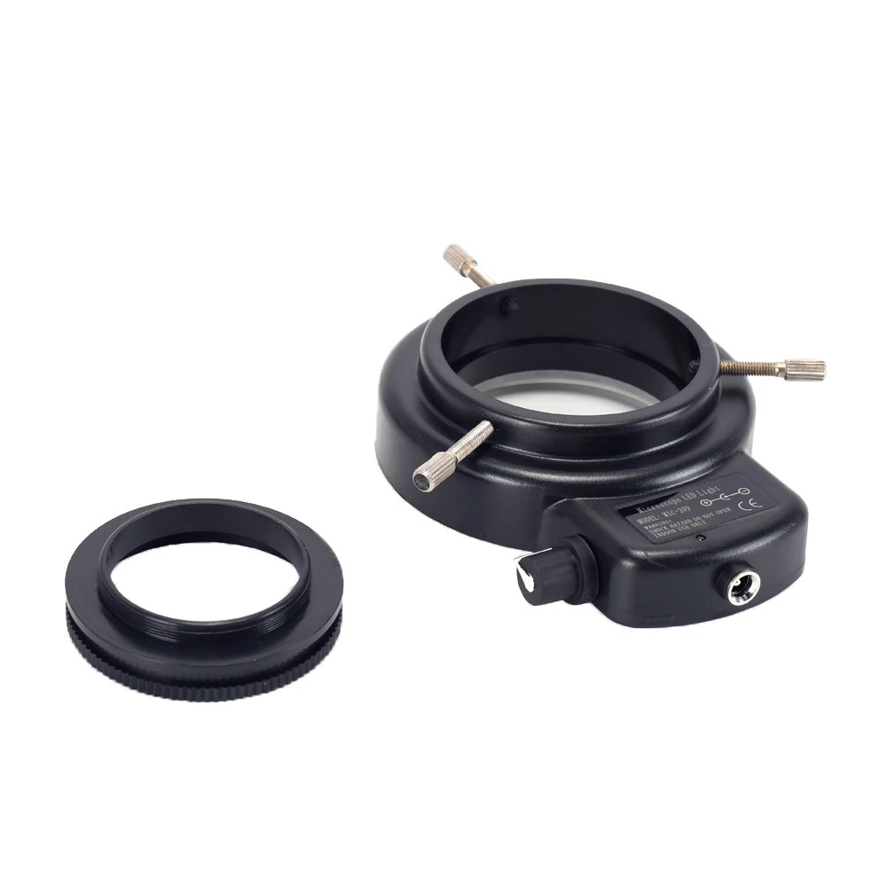 Adjustable 6500K 144 LED Ring Light Illuminator Lamp for Industry Stereo Microscope Lens Camera Magnifier 110V-240V Adapter
Adjustable 6500K 144 LED Ring Light Illuminator Lamp for Industry Stereo Microscope Lens Camera Magnifier 110V-240V Adapter