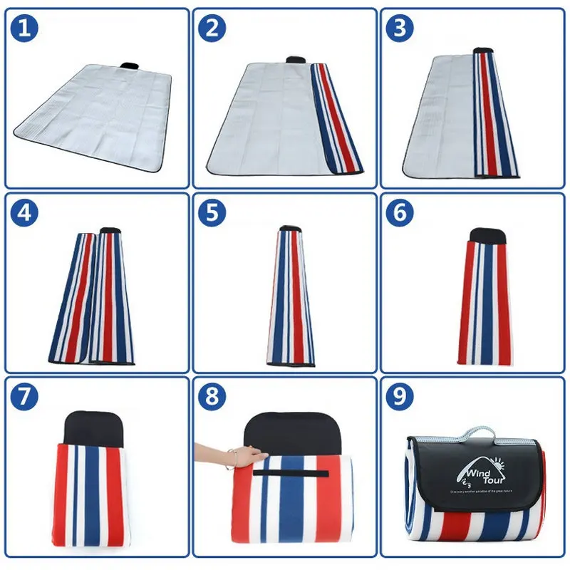 Outdoor 1.5x2m waterproof folding picnic mat outdoor camping beach moisture-proof suede blanket portable hiking camping mat
Outdoor 1.5x2m waterproof folding picnic mat outdoor camping beach moisture-proof suede blanket portable hiking camping mat