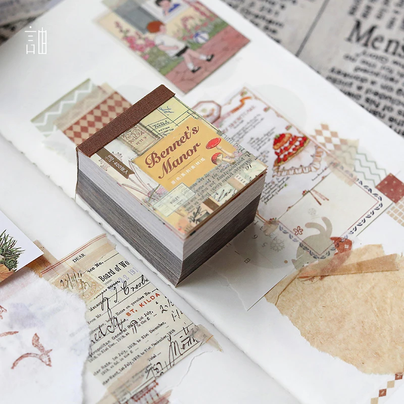 400pcs Vintage Decorative Craft Background Paper for DIYPhoto Album, ScrapbookingPlanner Journal Craft Paper
400pcs Vintage Decorative Craft Background Paper for DIYPhoto Album, ScrapbookingPlanner Journal Craft Paper