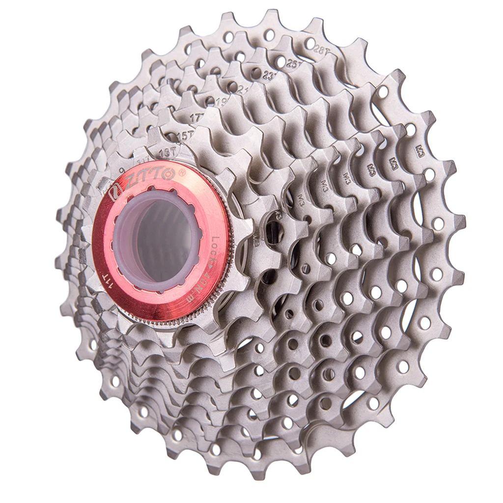 Folding MTB Mountain Bike 9 Speed Freewheel 11-28T Bicycle Steel Cassette Sprockets
Folding MTB Mountain Bike 9 Speed Freewheel 11-28T Bicycle Steel Cassette Sprockets
