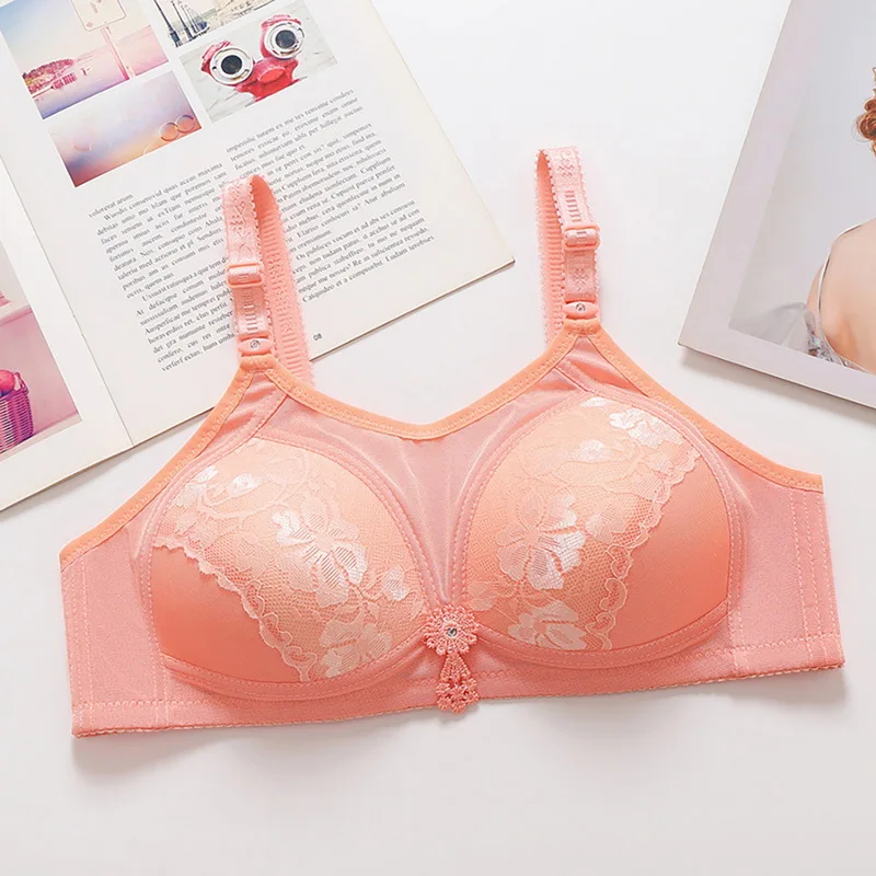 Plus Size Bras for Women Lace Sexy Push Up Bra Floral Bralette Wireless Seamless Underwear Thin Wide Straps Mesh Brassiere Pink
Plus Size Bras for Women Lace Sexy Push Up Bra Floral Bralette Wireless Seamless Underwear Thin Wide Straps Mesh Brassiere Pink