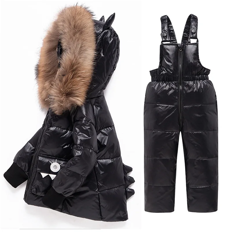 Winter Children Clothing Set Baby Boy Girl Warm White Duck Down Jackets Coat Jumpsuit 2pcs Snowsuit Kids Parka Real Fur Overalls
Winter Children Clothing Set Baby Boy Girl Warm White Duck Down Jackets Coat Jumpsuit 2pcs Snowsuit Kids Parka Real Fur Overalls