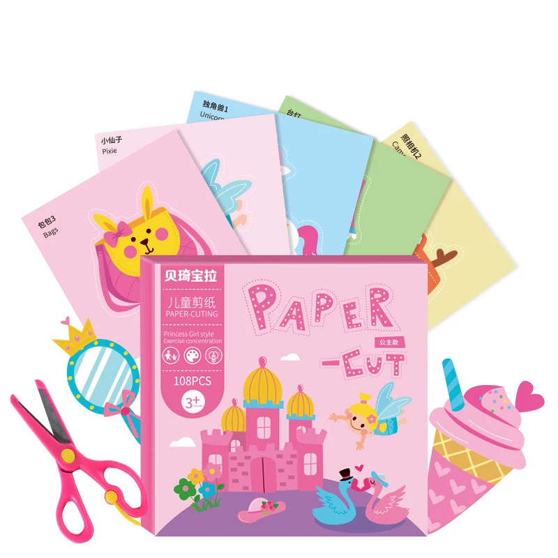 120pcs/set Creative Paper Cut Book Craft Paper Children DIY Cartoon Animal Book Scrapbooking Paper Toys for Kids Craft Toys
120pcs/set Creative Paper Cut Book Craft Paper Children DIY Cartoon Animal Book Scrapbooking Paper Toys for Kids Craft Toys