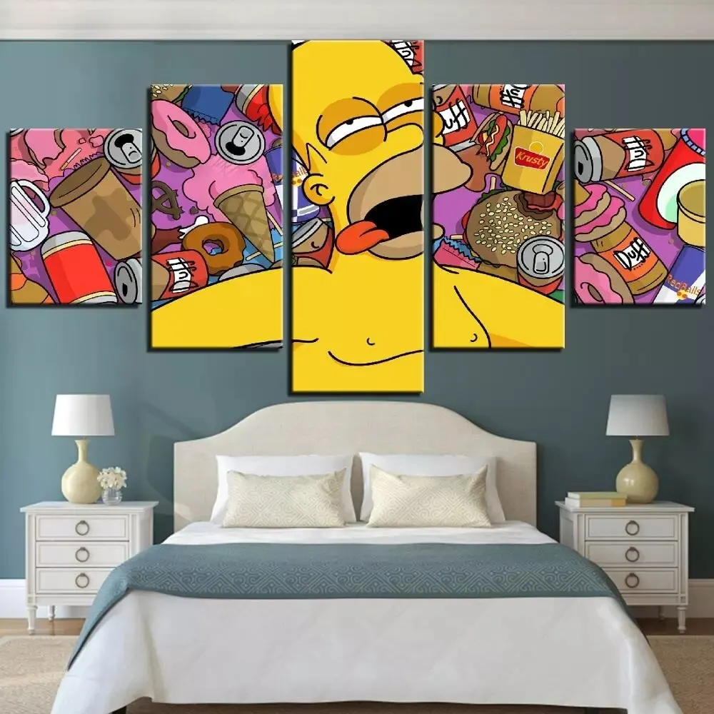 5 Pieces Wall Art Canvas Painting Cartoon Anime Poster Big Bill Duck Home Modern Living Room Framework Pictures Decoration
5 Pieces Wall Art Canvas Painting Cartoon Anime Poster Big Bill Duck Home Modern Living Room Framework Pictures Decoration