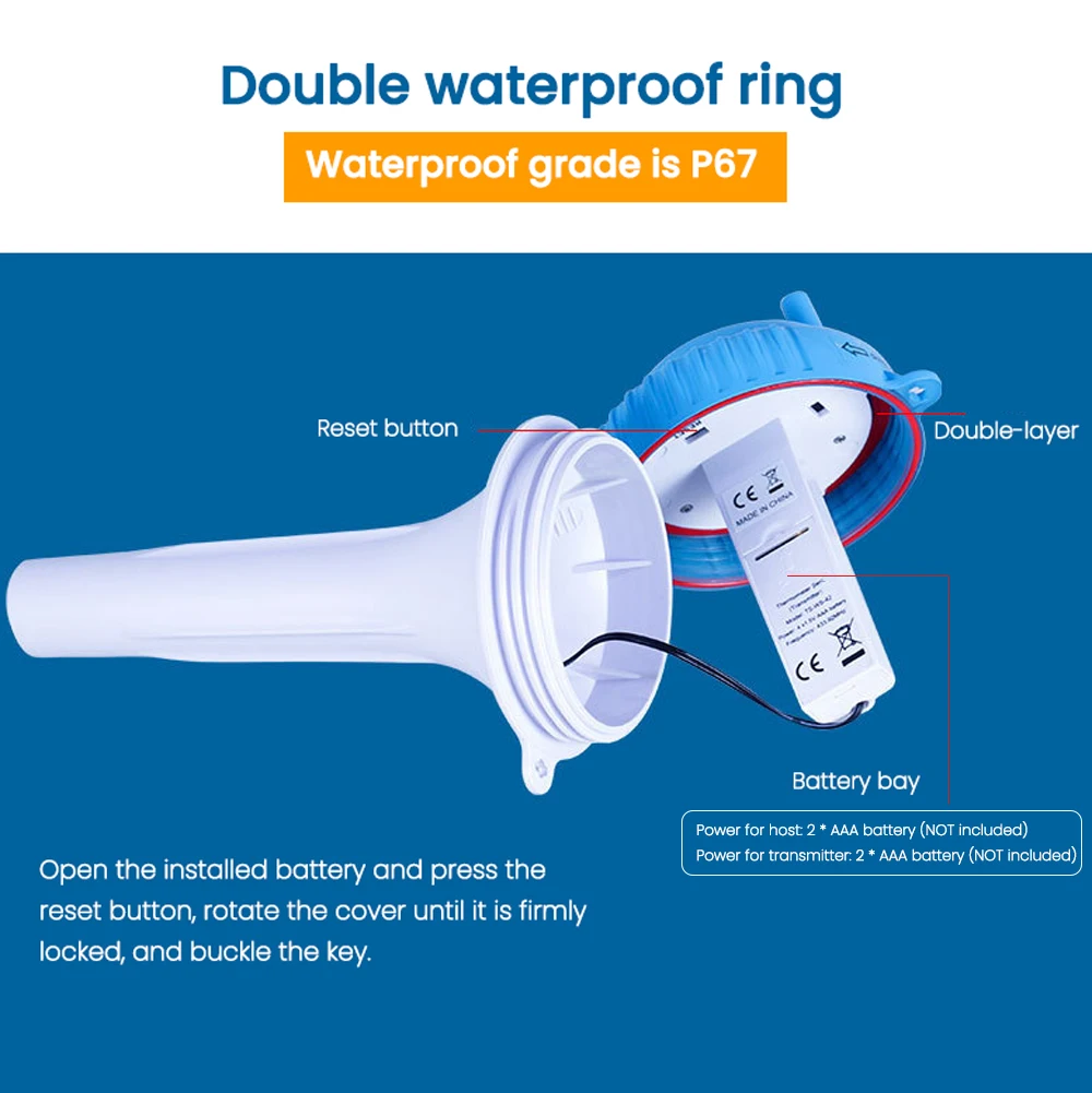 Solar Powered Floating Wireless Electronic Water Temperature Meter outdoor Summer Swimming Pool Water Temperature Monitor
Solar Powered Floating Wireless Electronic Water Temperature Meter outdoor Summer Swimming Pool Water Temperature Monitor