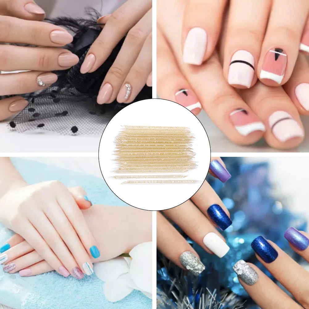 Dotting Tool Painting Nail Pen Rhinestone Picker Pen Double End Cuticle Thruster Remover Pedicure Tool for Nail Care 100PCS Gold 
Dotting Tool Painting Nail Pen Rhinestone Picker Pen Double End Cuticle Thruster Remover Pedicure Tool for Nail Care 100PCS Gold