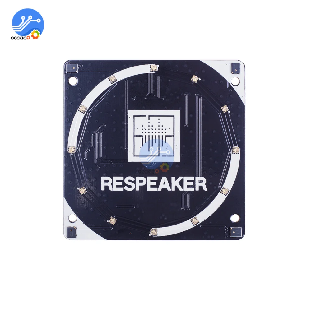 Макет для 4-Mic Array V1.2 Raspberry Pi 4B 3B + 4 микрофона макет AI Voice 4-микрофон GPIO Плата
