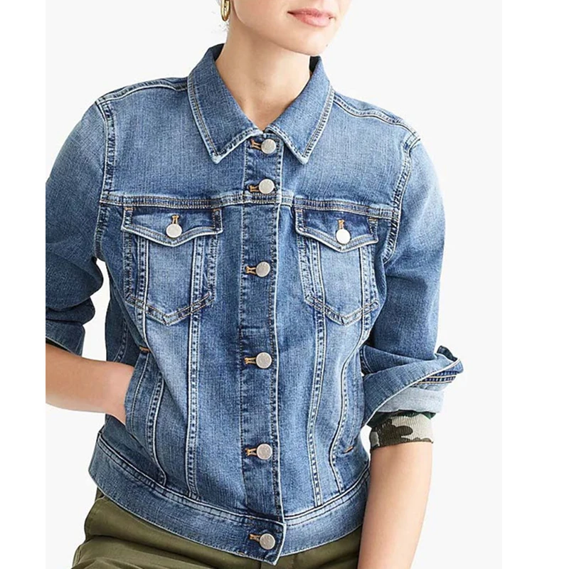 Vintage Women Jacket Autumn Winter Oversize Denim Jackets Washed Blue Jeans Coat Turn-down Collar Outwear Bomber Jacket
Vintage Women Jacket Autumn Winter Oversize Denim Jackets Washed Blue Jeans Coat Turn-down Collar Outwear Bomber Jacket