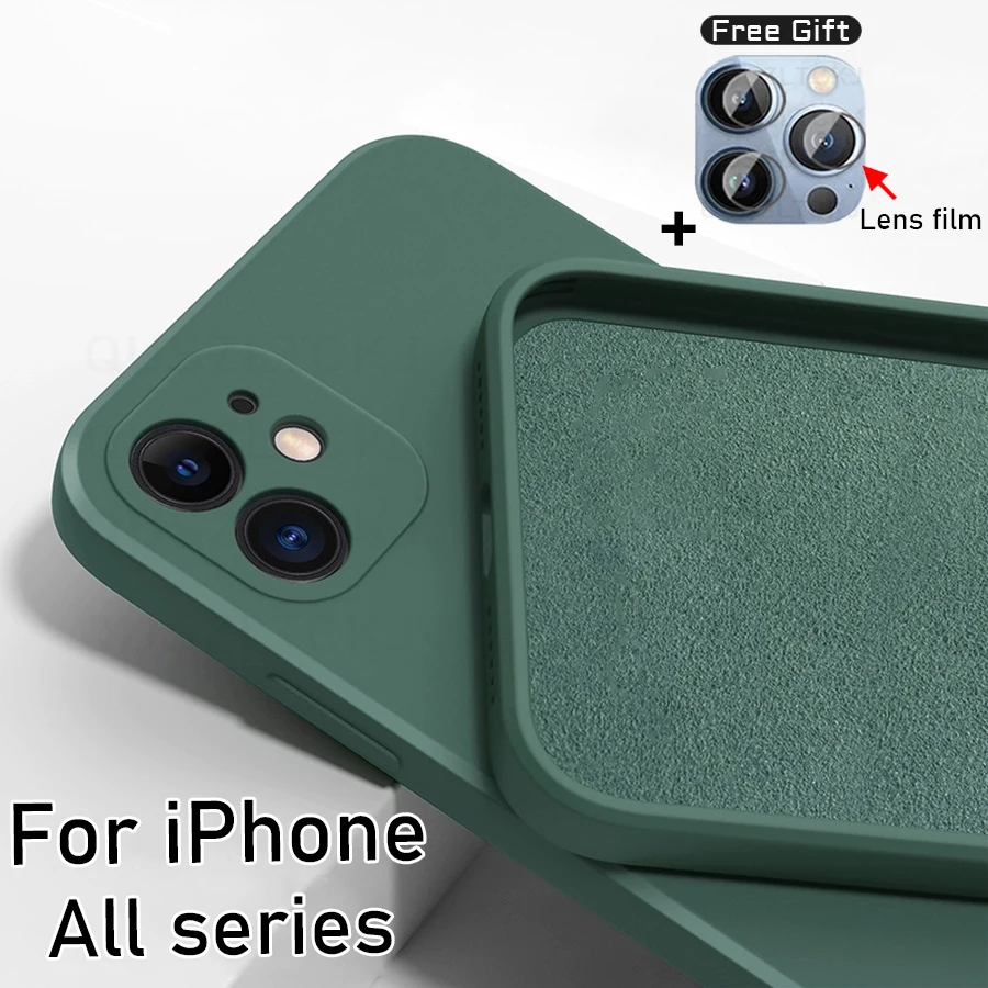 Luxury Case For Apple iPhone 13 12 11 Pro Max Mini 7 8 6S 6 Plus SE XR X XS iphone13 Original Liquid Silicone Case Accessories
Luxury Case For Apple iPhone 13 12 11 Pro Max Mini 7 8 6S 6 Plus SE XR X XS iphone13 Original Liquid Silicone Case Accessories