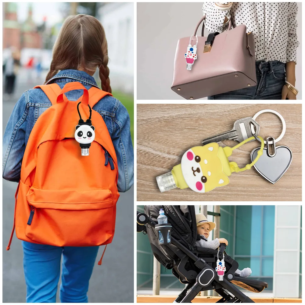 6pcs Cartoon Mini Hand Sanitizer Split Bottles Travel Portable Hand Gel Holder Split Bottles No Clean Detachable Cover Bottle
6pcs Cartoon Mini Hand Sanitizer Split Bottles Travel Portable Hand Gel Holder Split Bottles No Clean Detachable Cover Bottle