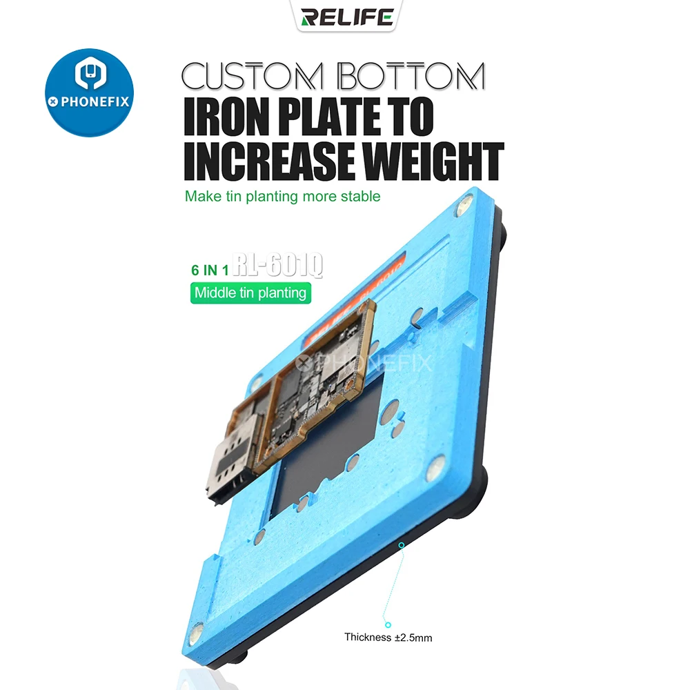 Оловянная посадочная платформа RELIFE RL601Q для Ip-X-11 среднее положение ремонта