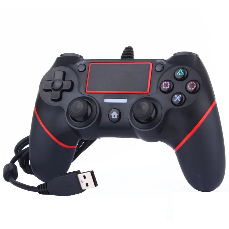 For PS4 USB Wired Controller Gamepad Joystick For Sony Playstation Gamepads Multiple Vibration 1.8M Cable For PS4 Game Accessory
For PS4 USB Wired Controller Gamepad Joystick For Sony Playstation Gamepads Multiple Vibration 1.8M Cable For PS4 Game Accessory