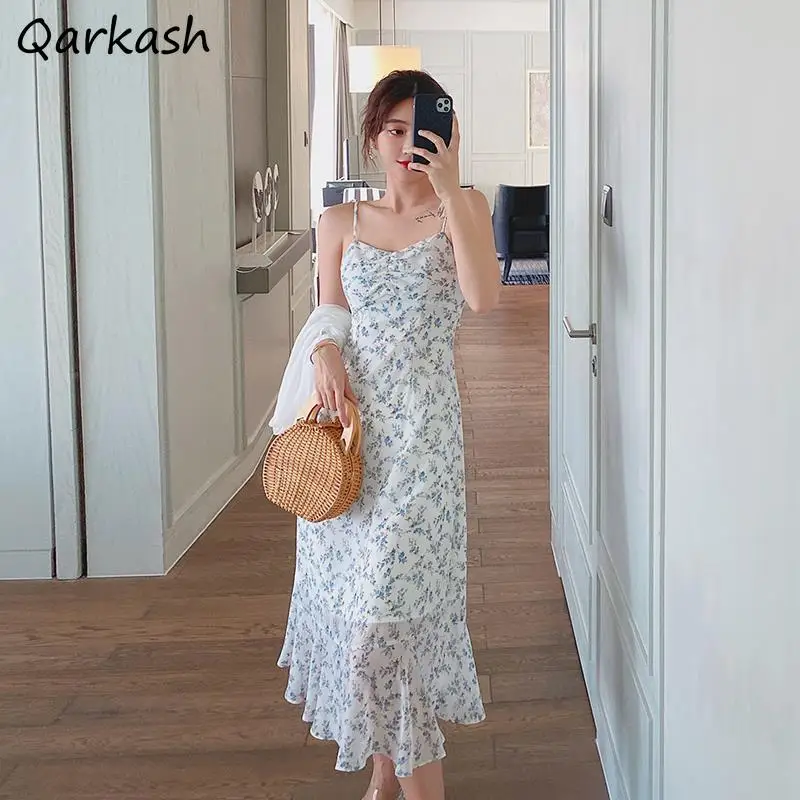 Sleeveless Dress Women Summer Floral Chiffon Soft Elegant French Style Femme Fashion Romantic Beach Holiday Vestidos Ins Leisure
Sleeveless Dress Women Summer Floral Chiffon Soft Elegant French Style Femme Fashion Romantic Beach Holiday Vestidos Ins Leisure