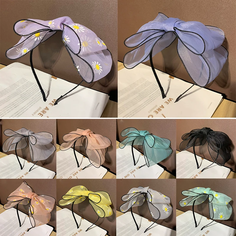 Oversized Bow Organza Headbands Handmade Lace Bowknot Hair Hoop Double Layers Gauze Butterfly Head Hoop Hair Accessories
Oversized Bow Organza Headbands Handmade Lace Bowknot Hair Hoop Double Layers Gauze Butterfly Head Hoop Hair Accessories