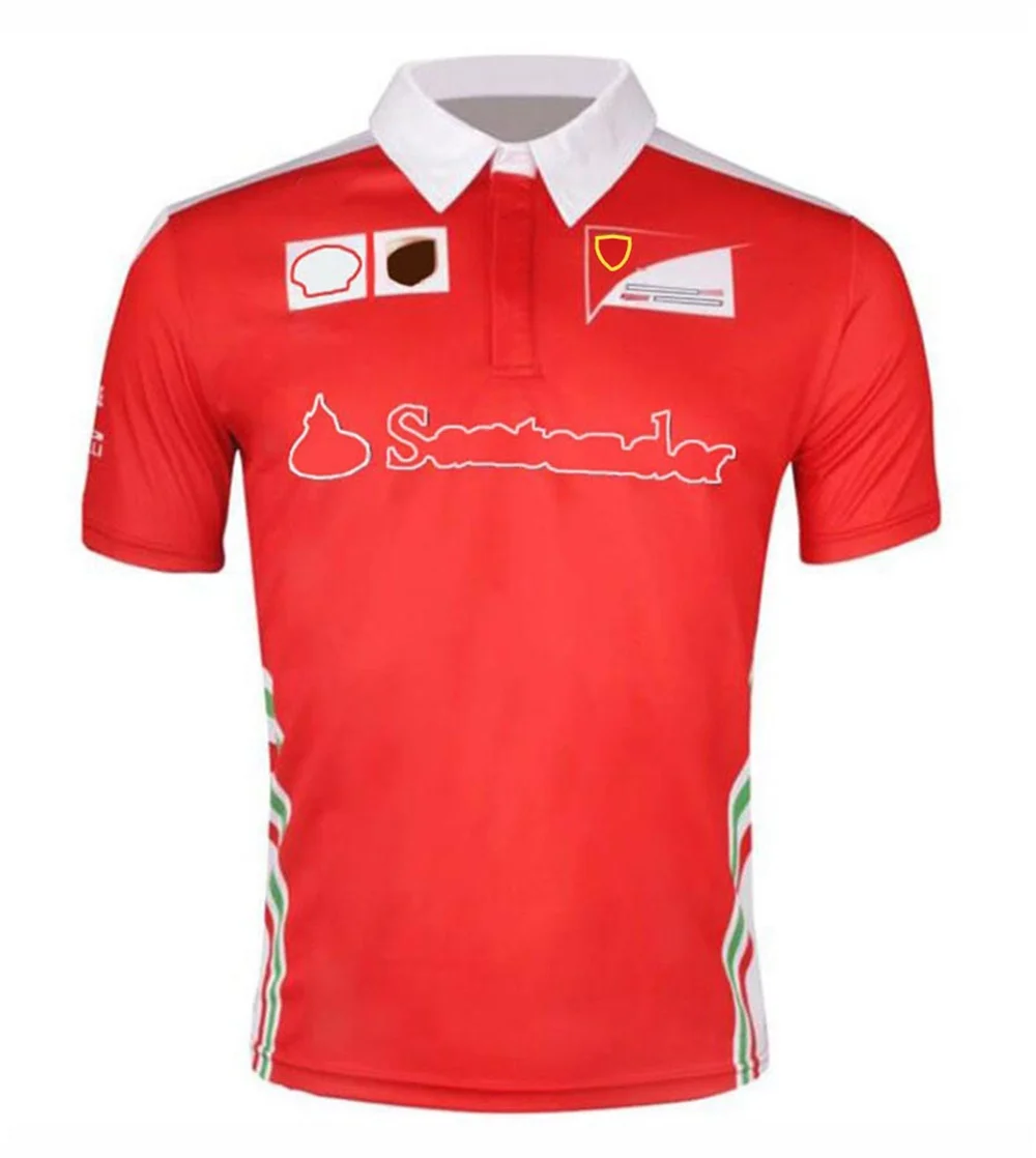 The latest red F1Polo shirt, Formula One, quick-drying T-shirt, racing suit, fan sports shirt, motorcycle suit customization
The latest red F1Polo shirt, Formula One, quick-drying T-shirt, racing suit, fan sports shirt, motorcycle suit customization