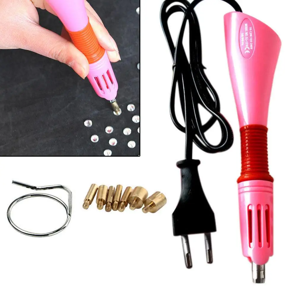 7-in-1 Iron-on Hotfix Applicator Set Wand Crystal Gem Rhinestone Setter Tool
7-in-1 Iron-on Hotfix Applicator Set Wand Crystal Gem Rhinestone Setter Tool