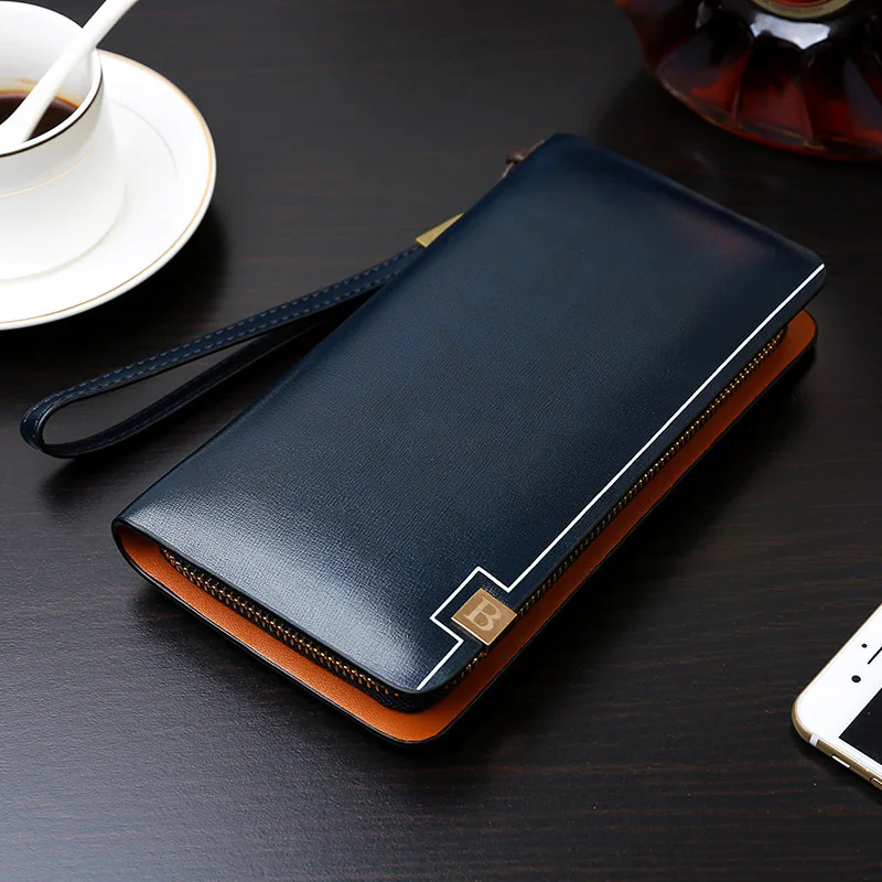New Style Wallet Men Single Zipper Handbag Multi-functional Men's Bag Mobile Phone Bag
New Style Wallet Men Single Zipper Handbag Multi-functional Men's Bag Mobile Phone Bag