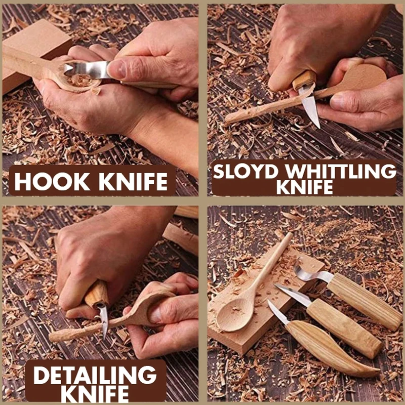 Wood Carving Hook Tools Set Woodworking Cutter Hand Tool Set High Strength Whittling Cutter Carpenter Tools MC889
Wood Carving Hook Tools Set Woodworking Cutter Hand Tool Set High Strength Whittling Cutter Carpenter Tools MC889