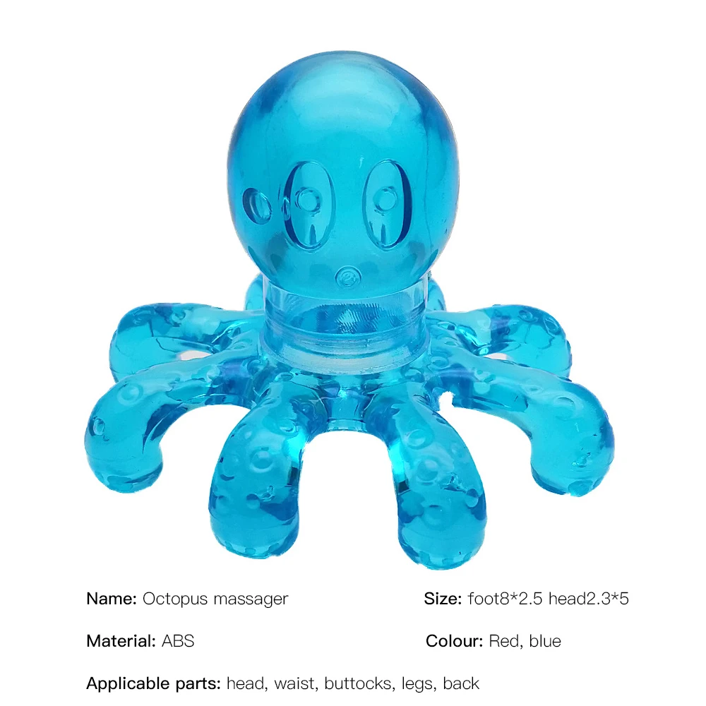 Mini Plastic Octopus Shape Body Neck Massage Muscle Relaxing Personal Massage Crystal Claw Handheld Tool
Mini Plastic Octopus Shape Body Neck Massage Muscle Relaxing Personal Massage Crystal Claw Handheld Tool