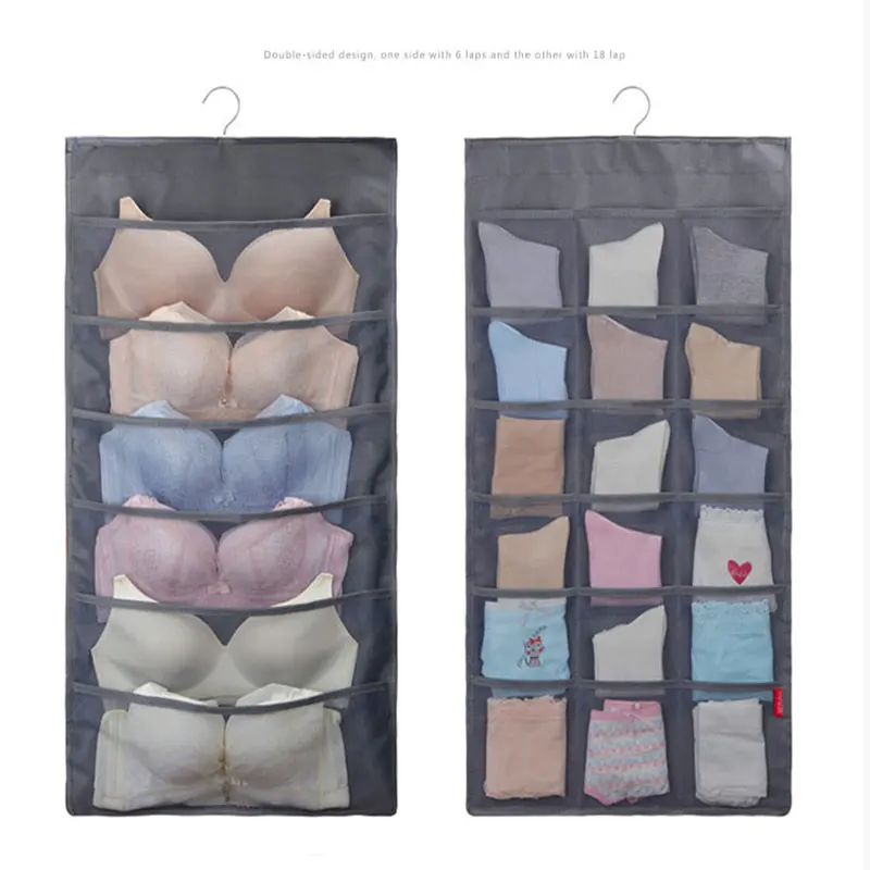 Art, Double-sided Storage and Hanging Bag, Household Hanging Wall Bra Stora Wardrobe, Underwear, Underpants, Storage Bag, Fabric
Art, Double-sided Storage and Hanging Bag, Household Hanging Wall Bra Stora Wardrobe, Underwear, Underpants, Storage Bag, Fabric