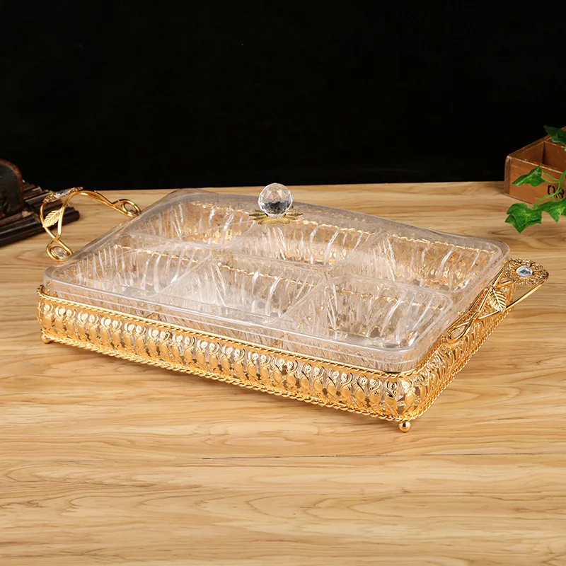 Коробка для сухофруктов с отдельными коробками и крышкой, европейская коробка для конфет, прозрачная стеклянная крышка, креативные семена ... 
Коробка для сухофруктов с отдельными коробками и крышкой, европейская коробка для конфет, прозрачная стеклянная крышка, креативные семена ...