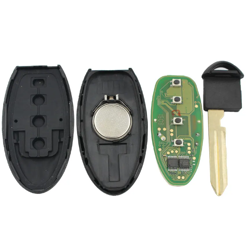Вход без ключа 4 кнопки 315 МГц с чипом ID46 для Nissan Teana 2005-2008 ключом-вставкой |