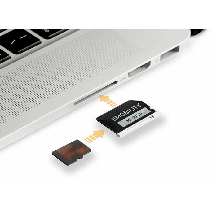 Алюминиевый кардридер MiniDrive Micro SD для Macbook Pro Retina 13 дюймов модель 303A адаптер карты