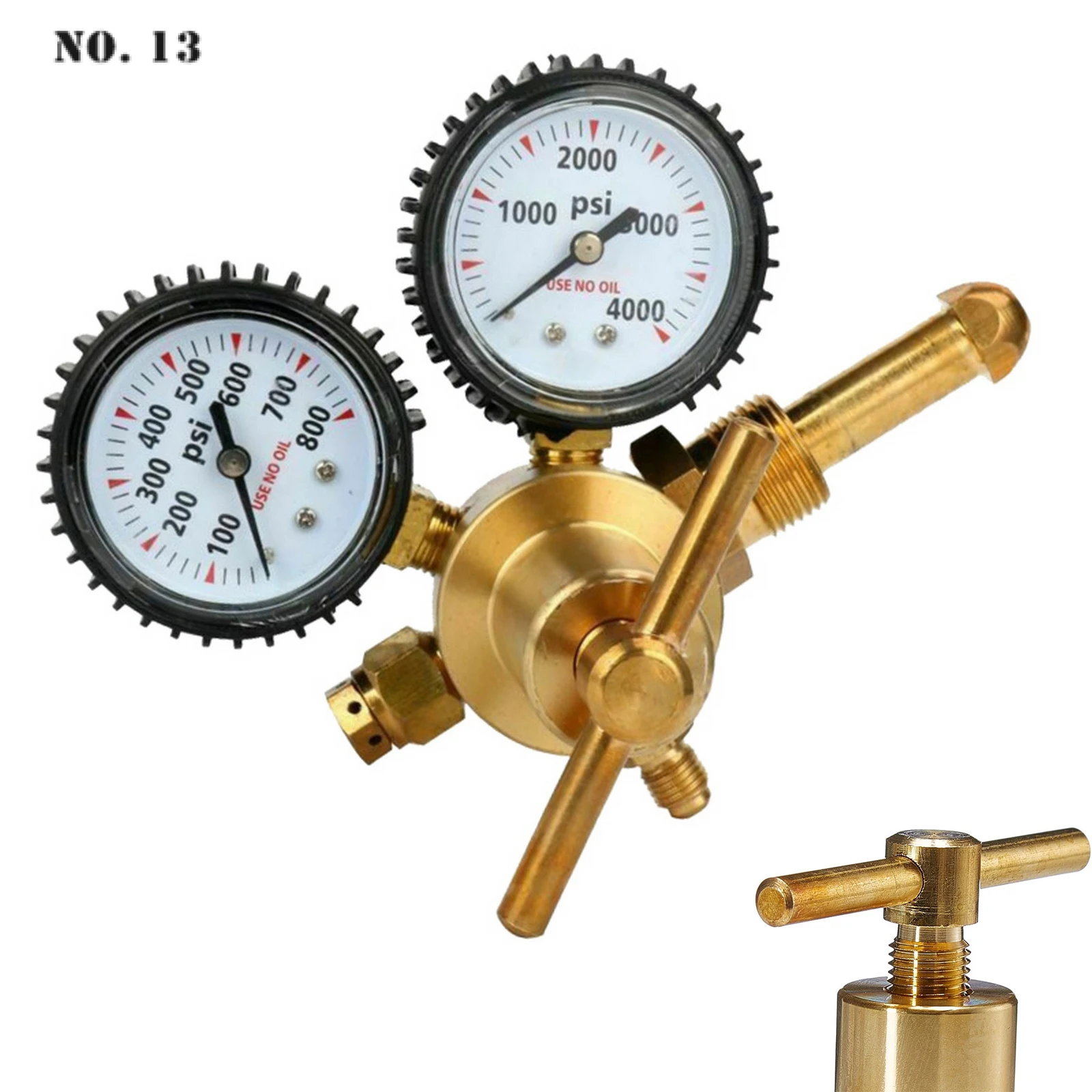 Nitrogen Regulator Double Gauge Beer CO2 Pressure Relief Valve Safety Keg Buck Regulator 0-3000 PSI Tanks Pressure Gauge
Nitrogen Regulator Double Gauge Beer CO2 Pressure Relief Valve Safety Keg Buck Regulator 0-3000 PSI Tanks Pressure Gauge