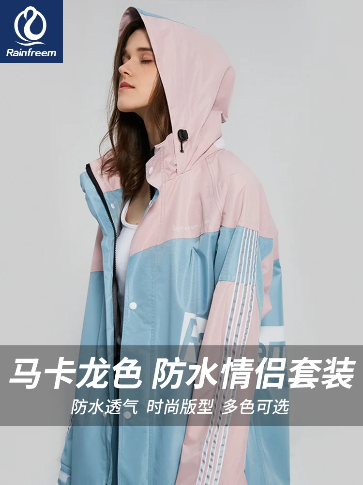 Adults Raincoat Hooded Bicycle Hiking Jacket Raincoat Reusable Waterproof Protective Roupa De Chuva Pra Moto Rain Gear BK50YY 
Adults Raincoat Hooded Bicycle Hiking Jacket Raincoat Reusable Waterproof Protective Roupa De Chuva Pra Moto Rain Gear BK50YY