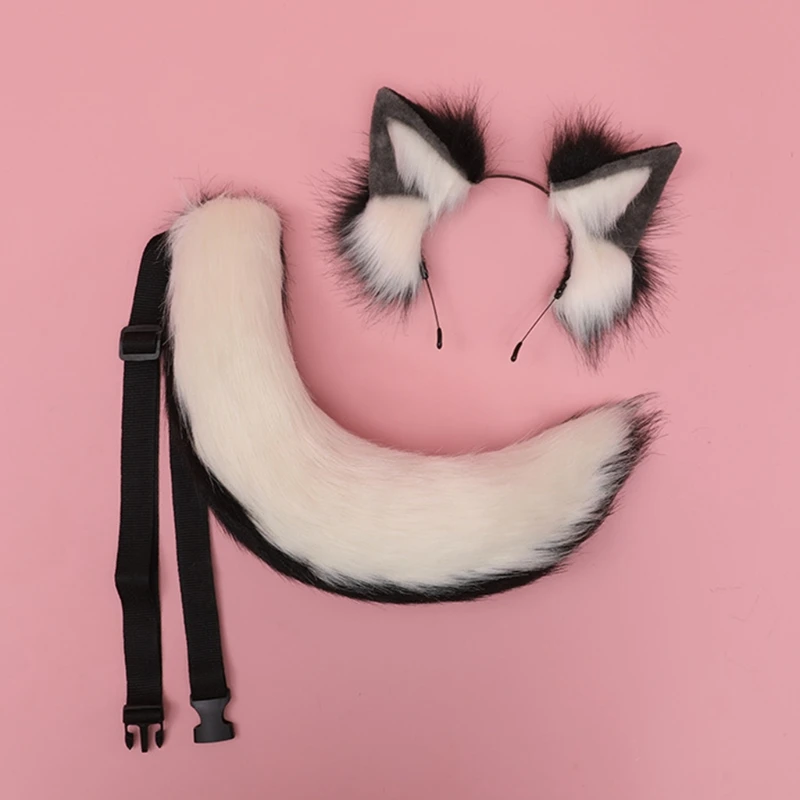 Lolita Headbands Furry Animal Dog Ears Headwear Tail Set Kawaii Hair Hoop for Halloween Cosplay Headpiece Party Supplie
Lolita Headbands Furry Animal Dog Ears Headwear Tail Set Kawaii Hair Hoop for Halloween Cosplay Headpiece Party Supplie