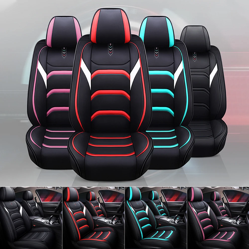 Universal Car Seat Cover PU Leather Seat Cushion Front and Rear Seats Protective Cover for Sedans SUV Pickup Truck Interior
Universal Car Seat Cover PU Leather Seat Cushion Front and Rear Seats Protective Cover for Sedans SUV Pickup Truck Interior