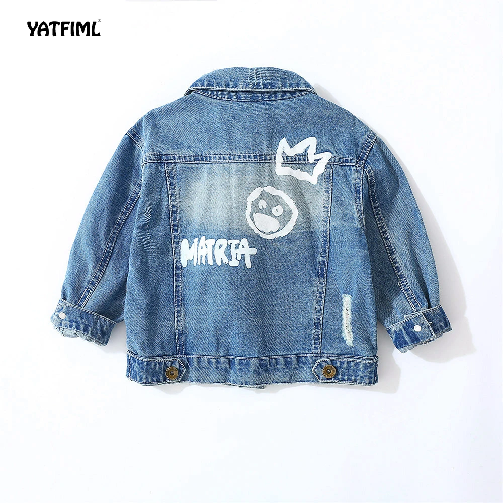 YATFIML spring Autumn Cartoon baby Boys Jacket Toddler boy Outerwear Coat Clothes cowboy Girls Coat Baby 2-5Y Girl Denim Jacke
YATFIML spring Autumn Cartoon baby Boys Jacket Toddler boy Outerwear Coat Clothes cowboy Girls Coat Baby 2-5Y Girl Denim Jacke