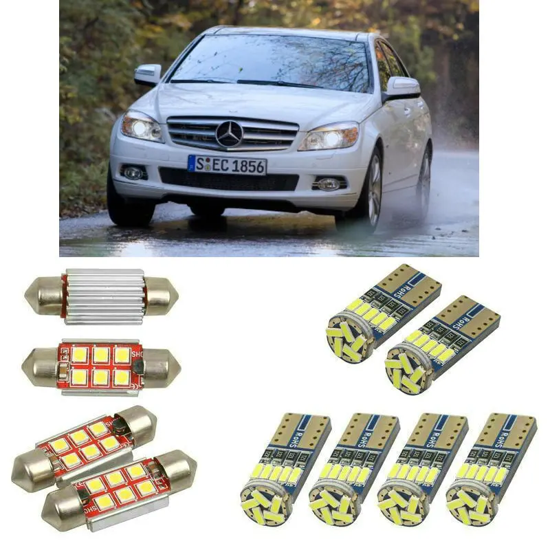 Interior led Car lights For mercedes c class w204 bulbs for cars License Plate Light 14pc
Interior led Car lights For mercedes c class w204 bulbs for cars License Plate Light 14pc