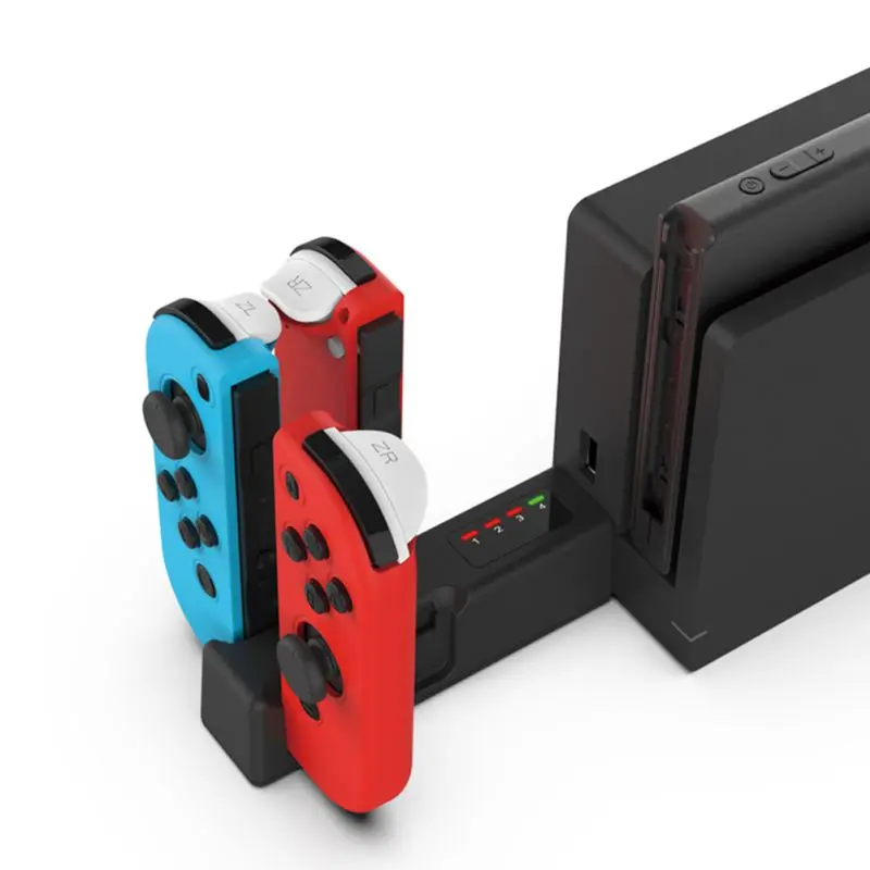 Base Charger For Switch Portable Mini USB Small Four Charge NS JoyCon Left And Right Small Handle Seat Charging
Base Charger For Switch Portable Mini USB Small Four Charge NS JoyCon Left And Right Small Handle Seat Charging