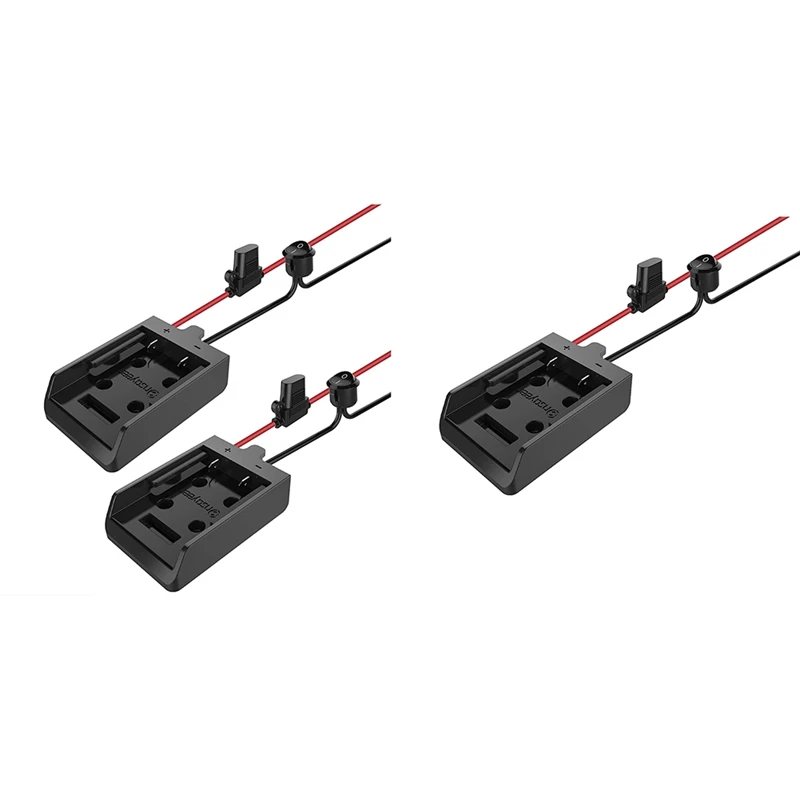 Power Wheel Adapter Fuse & Switch,Secure Battery Adapter for Dewalt 20V Lithium Battery,with 12 Gauge Wire,for DIY
Power Wheel Adapter Fuse & Switch,Secure Battery Adapter for Dewalt 20V Lithium Battery,with 12 Gauge Wire,for DIY