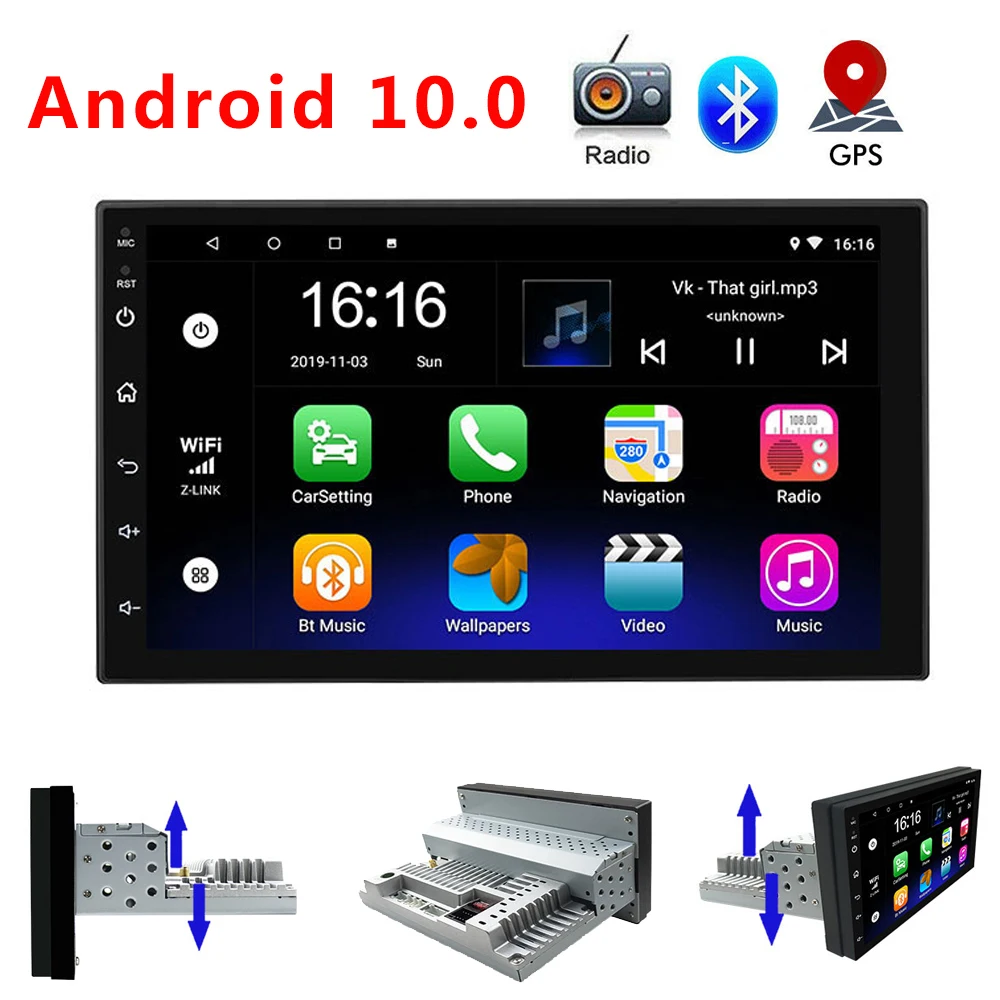 Универсальный Автомобильный мультимедийный плеер 1 din android 10, автомобильное радио, стерео carplay для Toyota VIOS CROWN CAMRY HIACE PREVIA COROLLA RAV4
Универсальный Автомобильный мультимедийный плеер 1 din android 10, автомобильное радио, стерео carplay для Toyota VIOS CROWN CAMRY HIACE PREVIA COROLLA RAV4