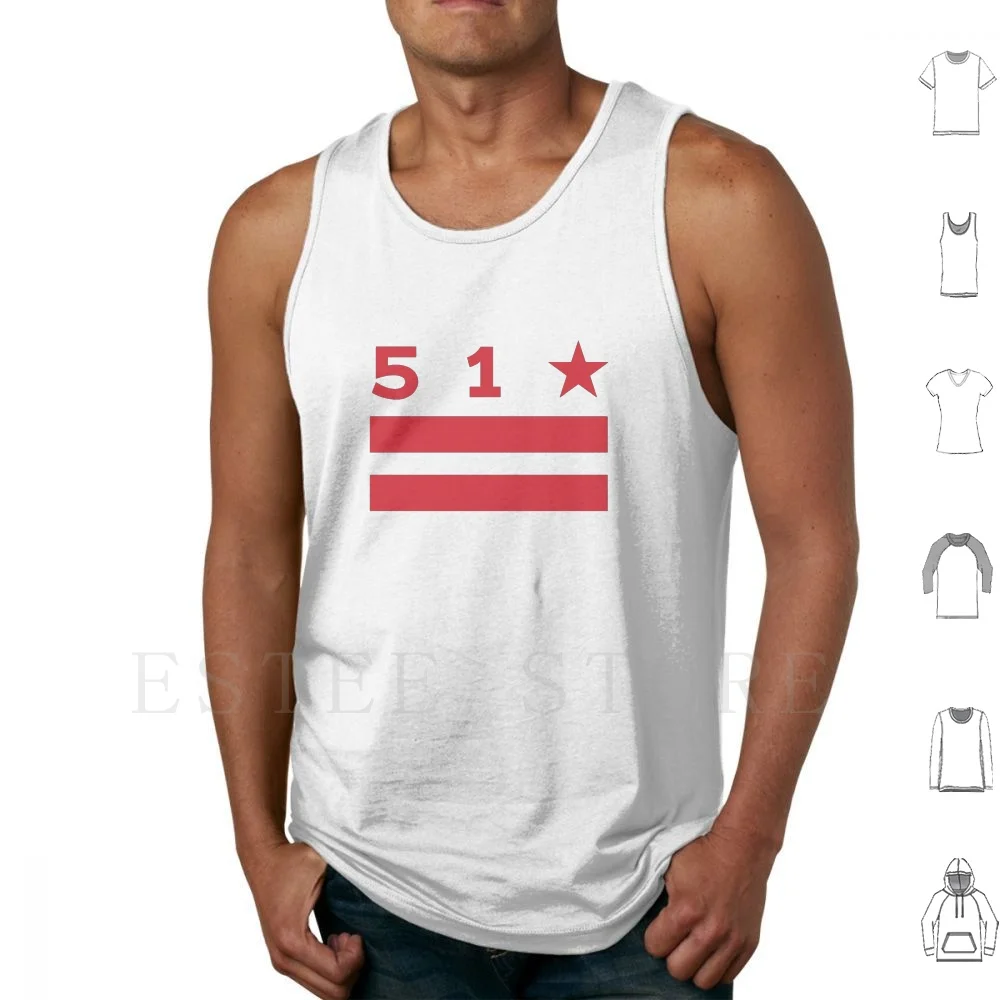 Майка-жилет 51St Star, без рукавов, Statehood States Flag Usa District Of New 
Майка-жилет 51St Star, без рукавов, Statehood States Flag Usa District Of New