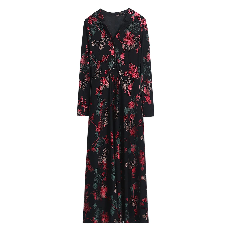 2021 Vintage Knit Print Floral Plus Velvet Warm Vestido Spring Winter Plus Size Women Bodycon Casual Maxi Dress Party Midi Dress
2021 Vintage Knit Print Floral Plus Velvet Warm Vestido Spring Winter Plus Size Women Bodycon Casual Maxi Dress Party Midi Dress