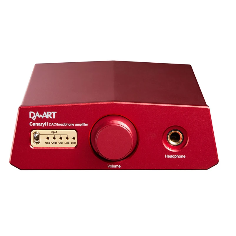 DAART Yulong Canary II DAC/Headphone Amplifier ESS9038Q2M DSD512 PCM768KHz USB/Coaxial/Optical/ Line input | Электроника