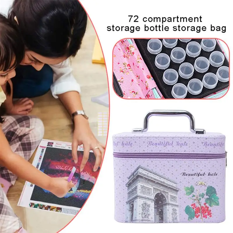 72 Slots Diamond Storage Box Diamond Embroidery Rhinestones Painting Accessory Jewelry Beads Organizer
72 Slots Diamond Storage Box Diamond Embroidery Rhinestones Painting Accessory Jewelry Beads Organizer
