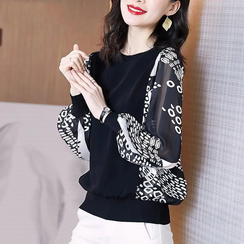 Chiffon shirt spring and autumn new fashion Korean style loose women's long-sleeved T-shirt women's top bottoming shirt casual
Chiffon shirt spring and autumn new fashion Korean style loose women's long-sleeved T-shirt women's top bottoming shirt casual